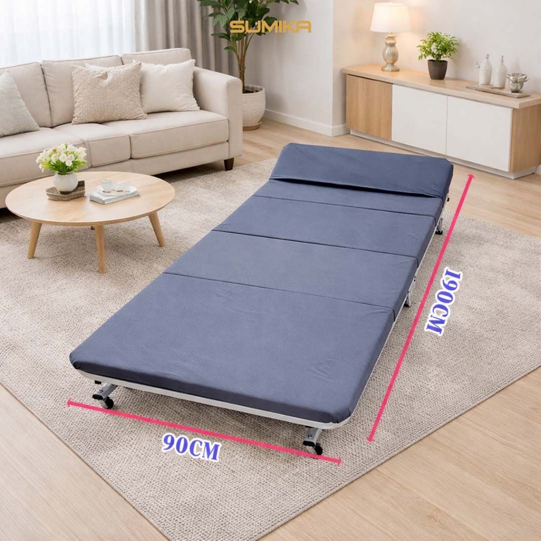  Giường xếp gấp gọn di động SUMIKA 386A, rộng 90cm 