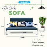  Giường xếp sofa gấp gọn SUMIKA SKB150, chiều rộng 1m5 