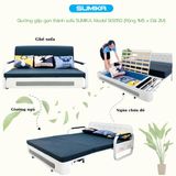  Giường xếp sofa gấp gọn SUMIKA SKB150, chiều rộng 1m5 