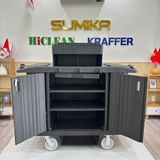  Xe đẩy dọn phòng khách sạn HiClean HC172A 