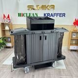  Xe đẩy dọn phòng khách sạn HiClean HC172A 