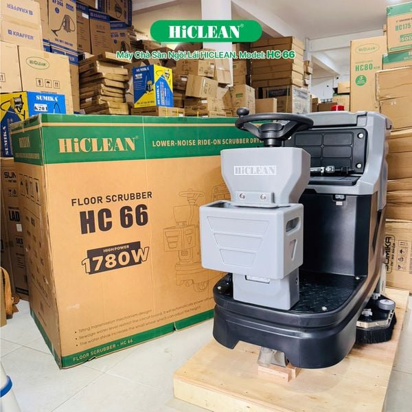  Máy chà sàn liên hợp ngồi lái HiClean HC66 