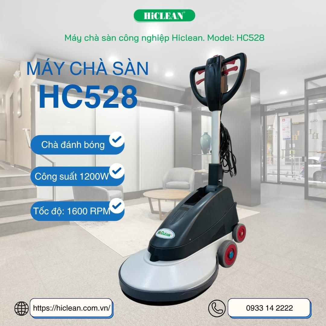  Máy chà sàn công nghiệp HiClean BF528A 
