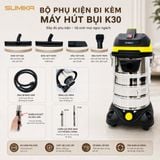  Máy hút bụi công nghiệp SUMIKA K30, 1800W, thùng chứa 30L 