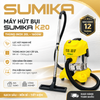  Máy Hút Bụi Gia Đình SUMIKA K20, Công Suất 1600W, Motor Lõi Đồng, Tầng Lọc HEPA, Thùng Chứa 20L 