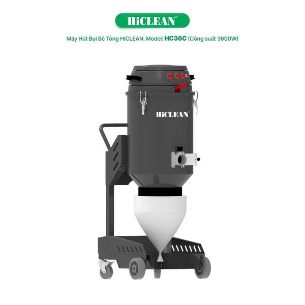  Máy hút bụi bê tông HiClean HC36C, công suất 3600W 