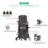  Máy hút bụi nhà xưởng HiClean HC36J NEW, công suất 3600W 