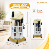  Máy hút bụi gia đình Sumika 230, 1500W, thùng chứa 30L 