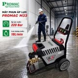  Máy phun rửa áp lực cao Promac M33, công suất 5.5kW 