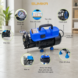  Máy rửa xe gia đình SUMIKA S8, công suất 2000W 
