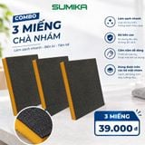  Miếng Nhám Chà Nồi, Miếng Chà 2 Mặt, Rửa Chén, Rửa Nồi, Chà Vết Bẩn Cứng Đầu 
