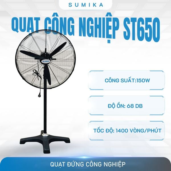 Quạt công nghiệp đứng Sumika ST650 