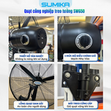  Quạt công nghiệp treo tường Sumika SW650 