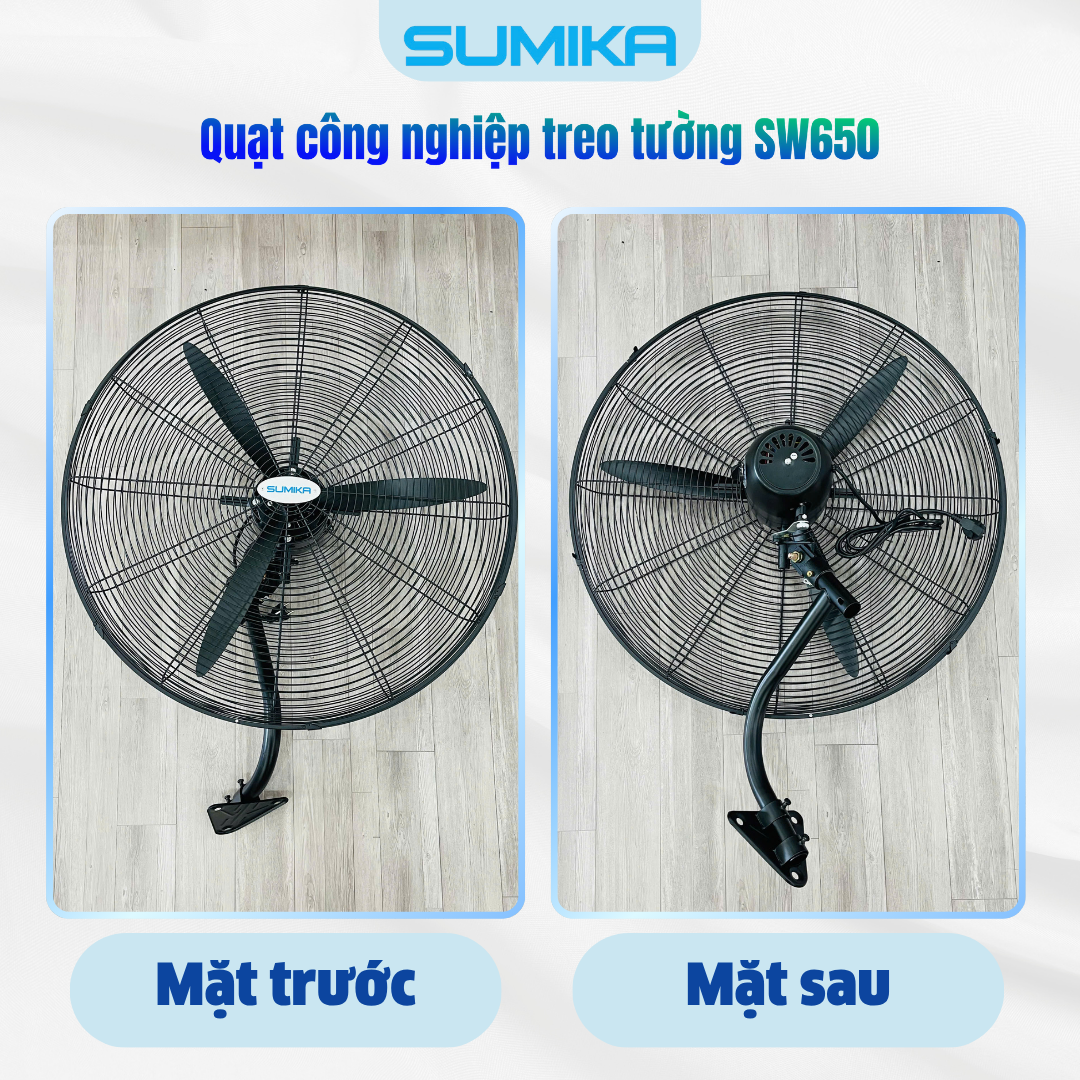  Quạt công nghiệp treo tường Sumika SW650 