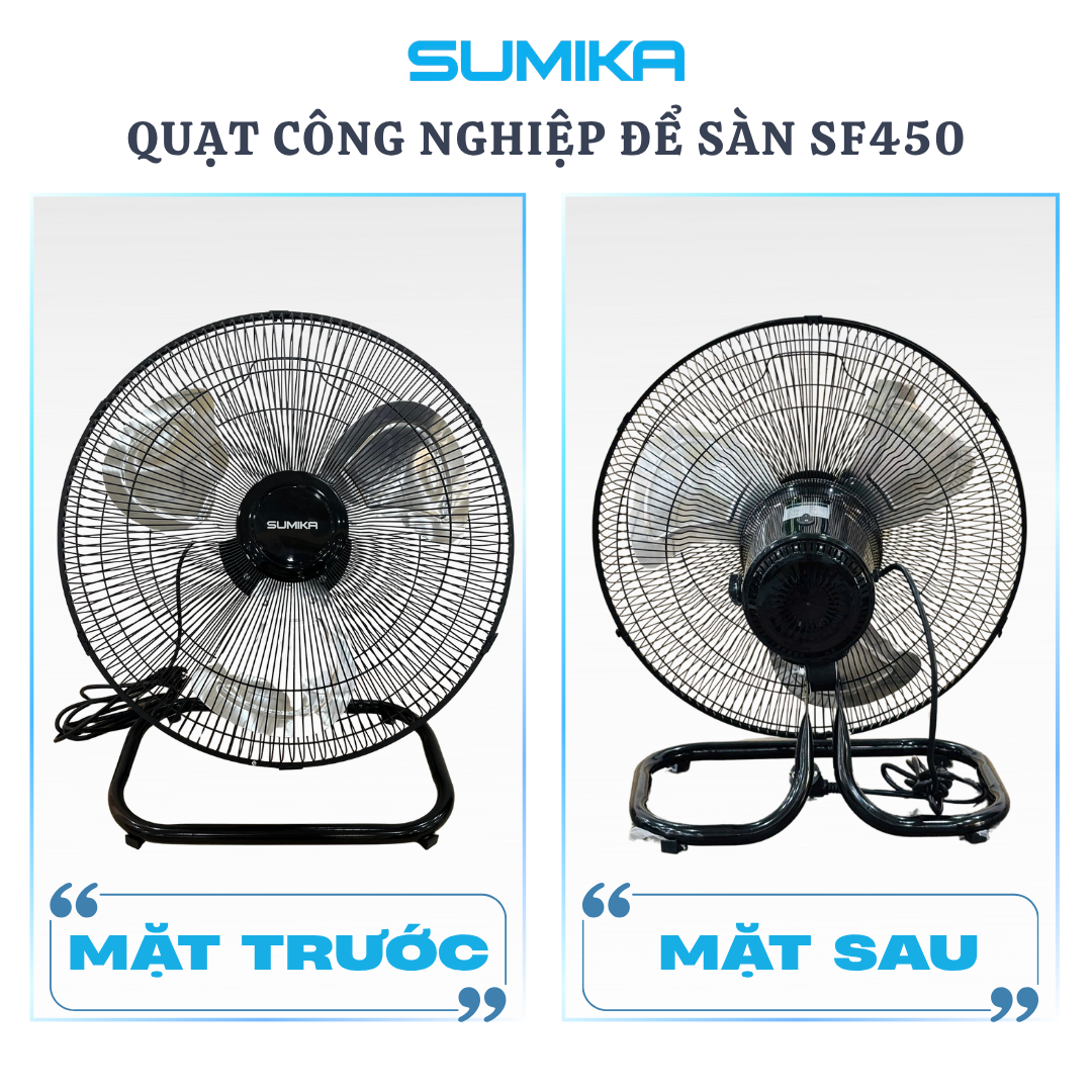  Quạt công nghiệp để sàn Sumika SF450, công suất 100W 