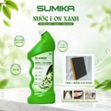  [Mua 2 Tặng 1] Nước ion Xanh Sumika 700ml, Tẩy Cặn Canxi, Tẩy Kính, Vòi Sen, Bồn Sứ, Chậu Tắm, Gạch Men, Gương Soi 