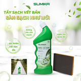  [Mua 2 Tặng 1] Nước ion Xanh Sumika 700ml, Tẩy Cặn Canxi, Tẩy Kính, Vòi Sen, Bồn Sứ, Chậu Tắm, Gạch Men, Gương Soi 