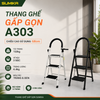 Thang ghế Thép carbon 3 bậc SUMIKA A303, chiều cao 68cm