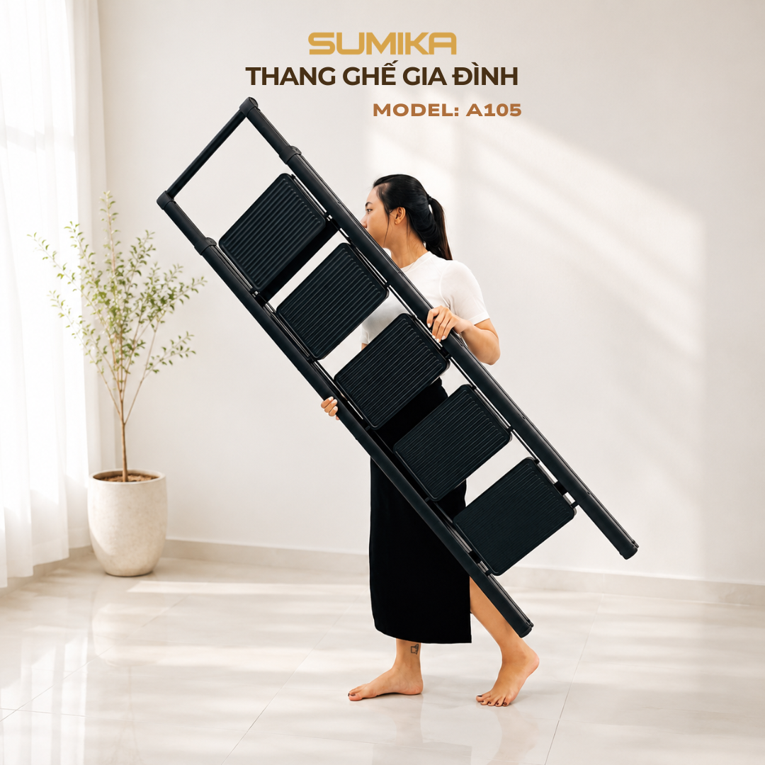  Thang ghế gia đình 5 bậc SUMIKA A105 