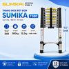  Thang rút inox SUMIKA T380, đai đen, chiều cao 3.8m 