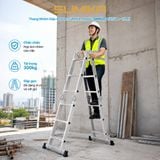  Thang nhôm gấp 4 đoạn Sumika SKM203, chữ A cao 1.7m 