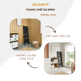  Thang nhôm ghế 4 bậc SUMIKA A104 