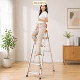  Thang nhôm ghế 6 bậc SUMIKA SK306, chiều cao 1M5, tải trọng 150kg 