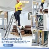 Thang nhôm chữ A rút lồng SUMIKA SKM403, chữ A cao nhất 1.4m 