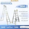  Thang Nhôm Rút Lồng SUMIKA SKM405A, Chữ A Cao 2.9M, Chữ I Cao 5.8M, Hợp Kim Nhôm T6063 