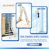  Thang Nhôm Rút Lồng SUMIKA SKM405A, Chữ A Cao 2.9M, Chữ I Cao 5.8M, Hợp Kim Nhôm T6063 
