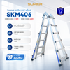 Thang Nhôm Rút Lồng SUMIKA SKM406, Chữ A Cao 3.15M, Chữ I Cao 6.3M 
