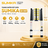  Thang rút nhôm đơn SUMIKA SK380 (cao 3.8m) 