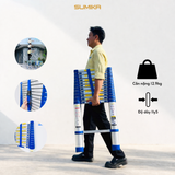  Thang nhôm rút Sumika SKB510, đai xanh, chiều cao 5.1m 