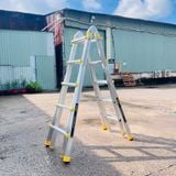  Thang nhôm chữ A rút lồng SUMIKA SKM405A, chữ A cao nhất 2.9m 