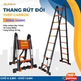  Thang rút đôi thép Carbon SUMIKA TA280C, chữ A cao 2M8 