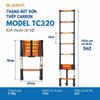  Thang rút đơn thép Carbon SUMIKA TC320, chiều cao 3m2 