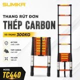  Thang rút đơn thép Carbon SUMIKA TC440, chiều cao 4m4 