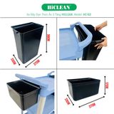  Xe đẩy thức ăn 3 tầng HiClean HC162 