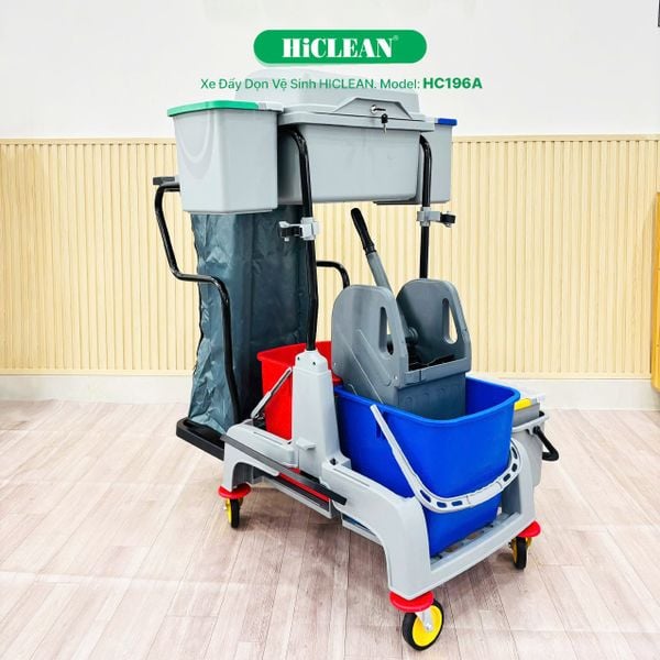  Xe đẩy dọn vệ sinh HiClean AF0819B 