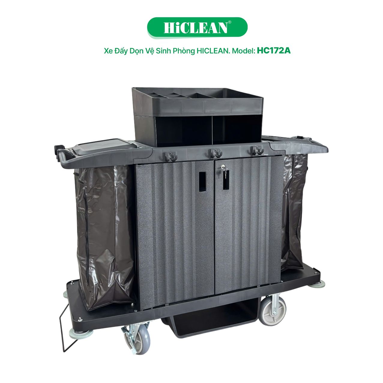  Xe đẩy dọn vệ sinh HiClean AF0819B 