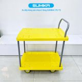  Xe đẩy hàng sàn nhựa SUMIKA T170-T2, có 2 tầng 