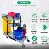  Xe đẩy làm vệ sinh HiClean HC173 