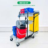  Xe đẩy làm vệ sinh HiClean HC173 