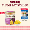  Chanh Dây Sấy Dẻo Ít Đường Nafoods Hộp 186g 