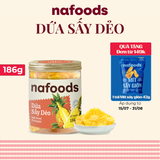  Dứa Sấy Dẻo Ít Đường Nafoods Hộp 186g 