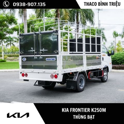 Xe tải KIA K250M | Thùng mui bạt | 2.49 tấn | Thùng 3,62 m 