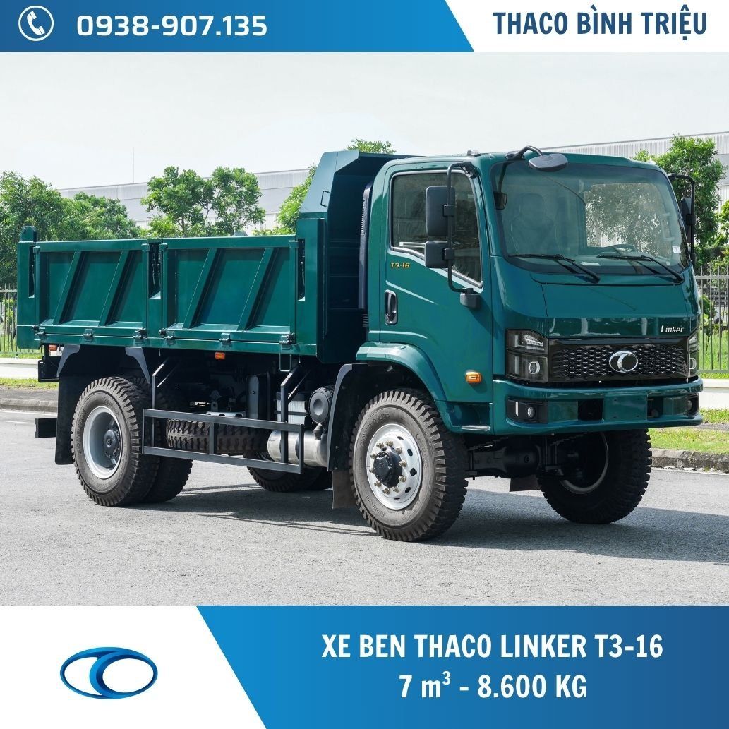 XE BEN THACO LINKER T3-16 4x4 | 8.6 TẤN