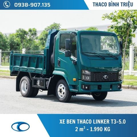 Xe ben Thaco Linker T3-5.0 | Xe ben Thaco 2 tấn | Xe ben 2 khối
