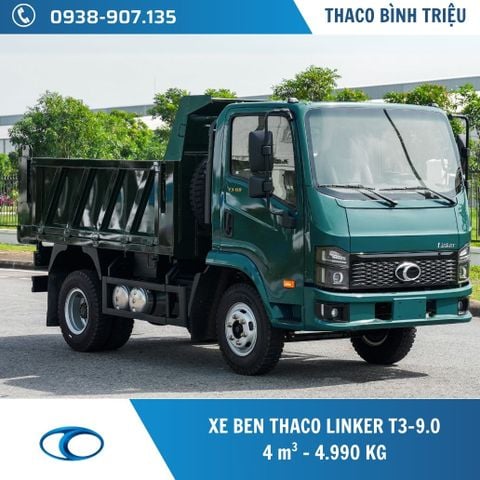 Xe ben Thaco Linker T3-9.0 | Xe ben Thaco 5 tấn | Xe ben 4 khối