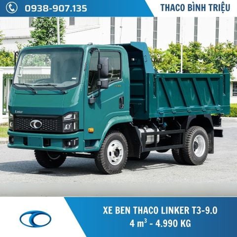 Xe ben Thaco Linker T3-9.0 | Xe ben Thaco 5 tấn | Xe ben 4 khối 